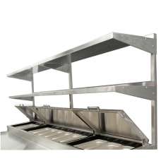 Atosa Pizza Prep Table Overshelf - 44 inch